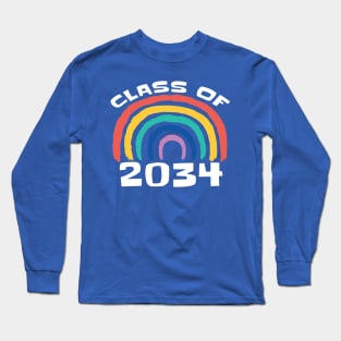 CLASS of 2034 Rainbow Grow With Me 1 Long Sleeve T-Shirt